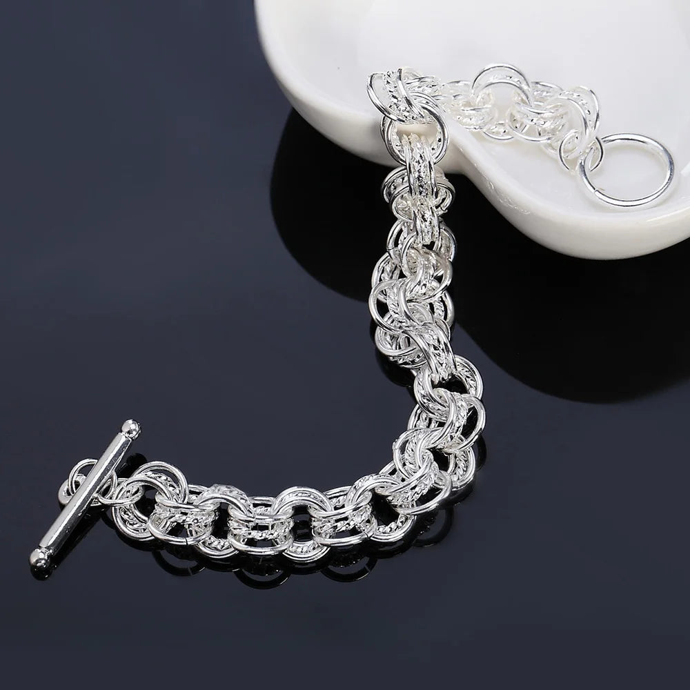 925 Sterling Silver Ring Bracelet