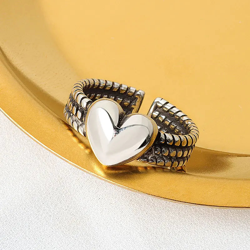 LOVE Ring in Thai Silver