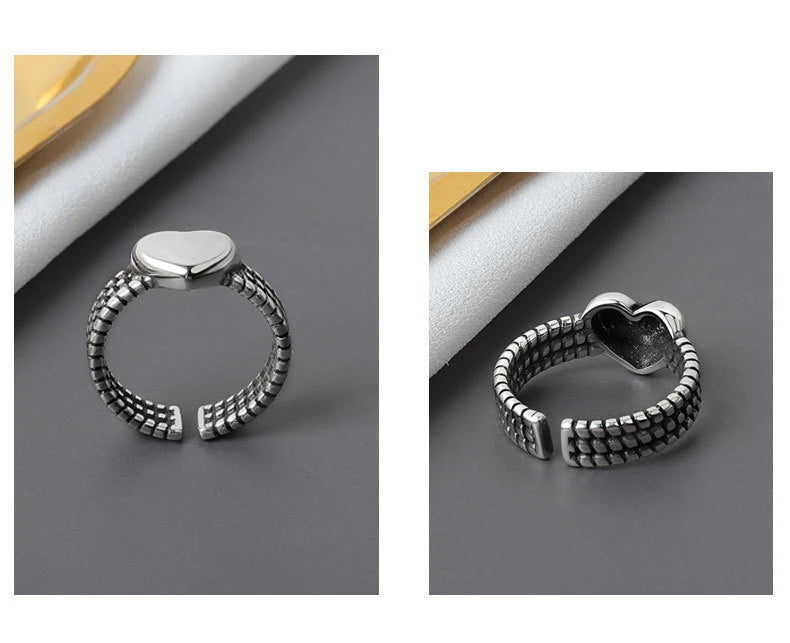 LOVE Ring in Thai Silver