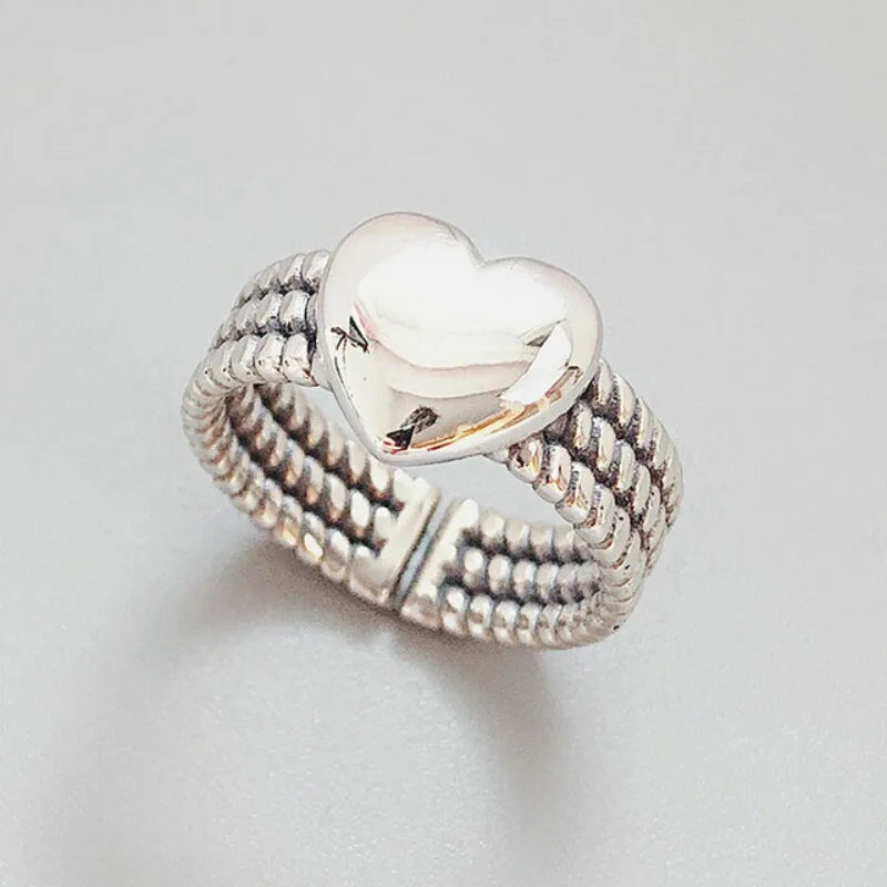 LOVE Ring in Thai Silver