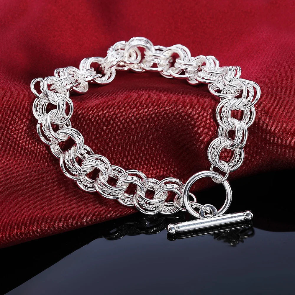 925 Sterling Silver Ring Bracelet