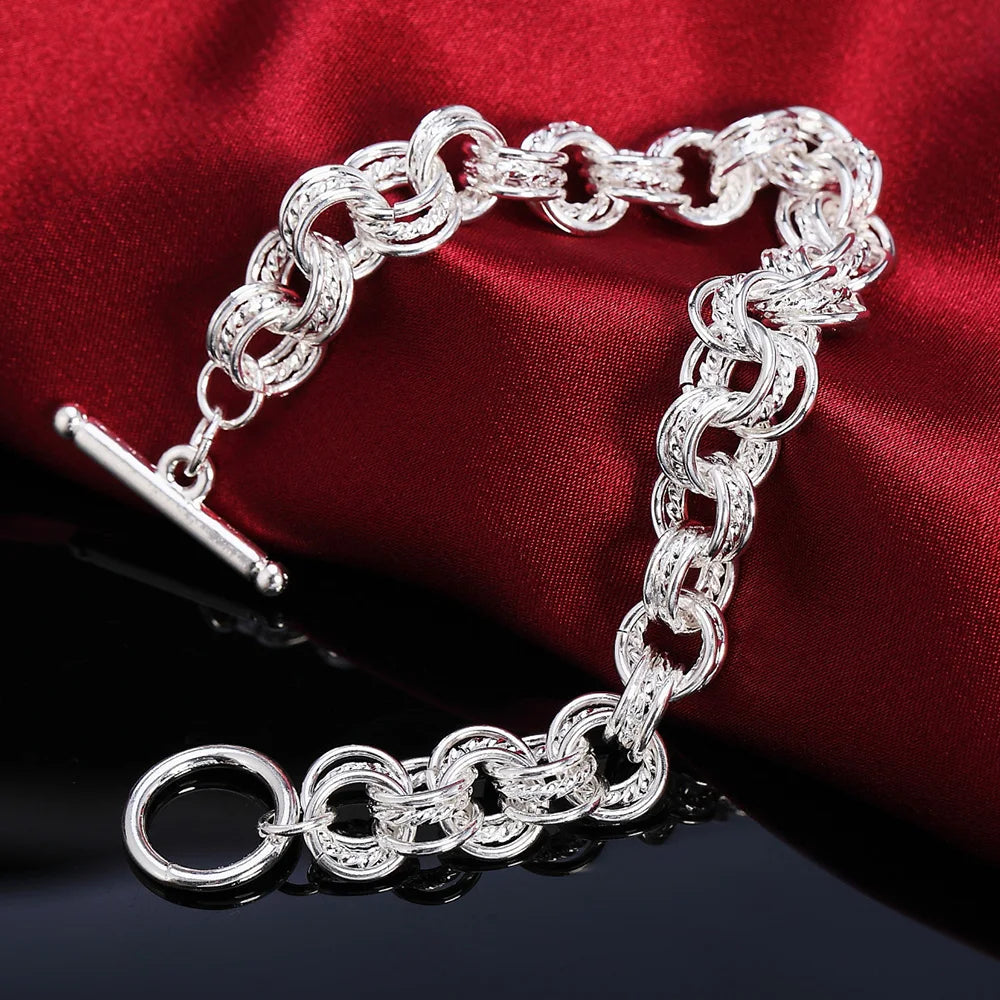 925 Sterling Silver Ring Bracelet