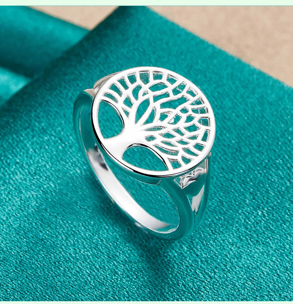 Tree of Life Jewelry Set in 925 Silver