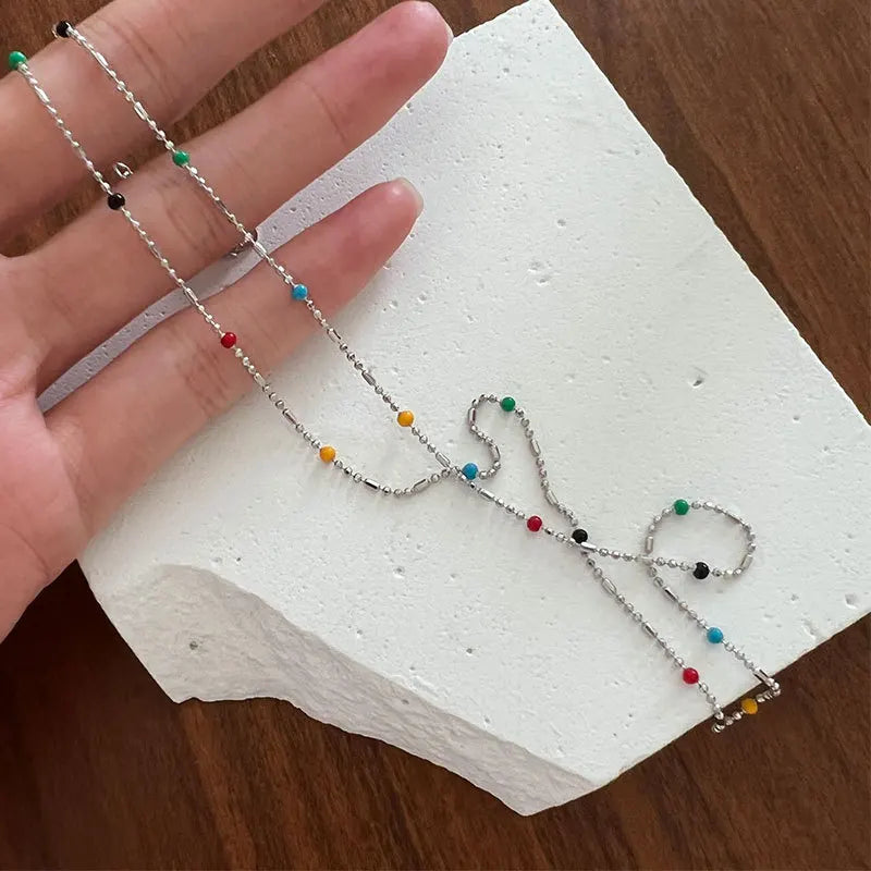 925 Silver Bead Necklace