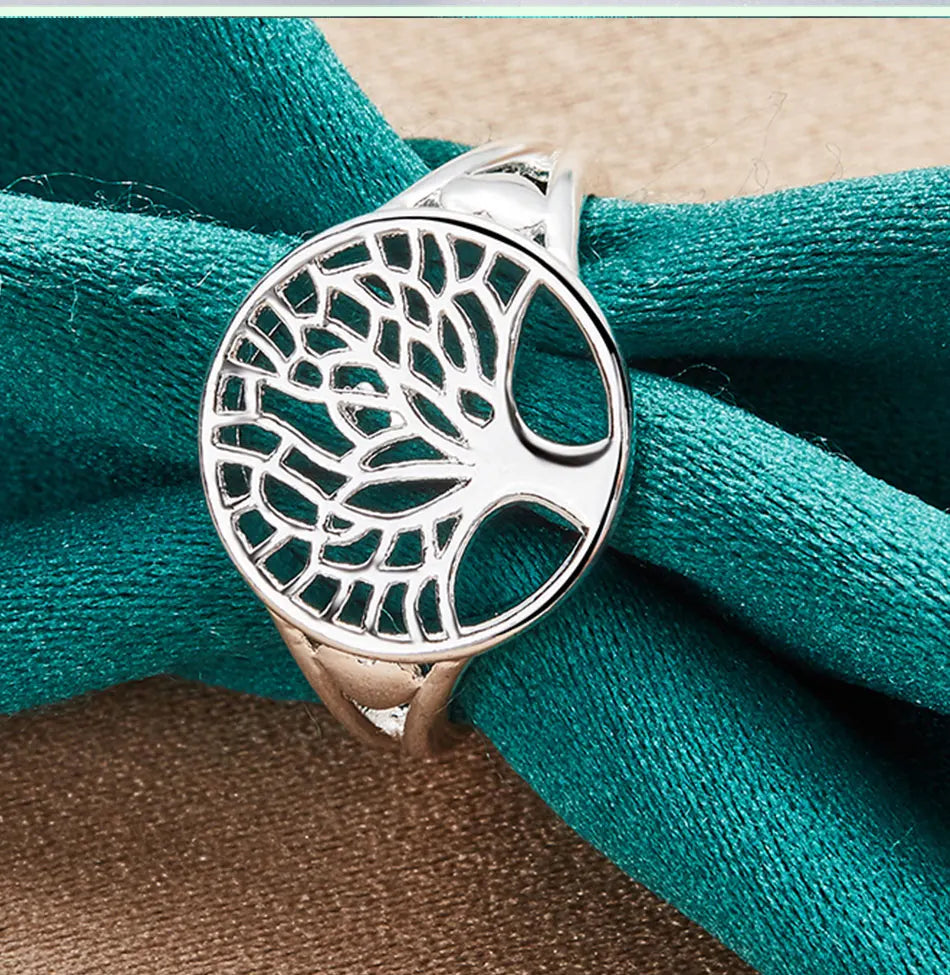 Tree of Life Jewelry Set in 925 Silver